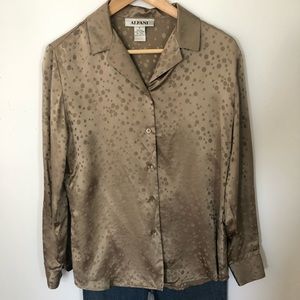 Alfani Silk 80s / 90s blouse